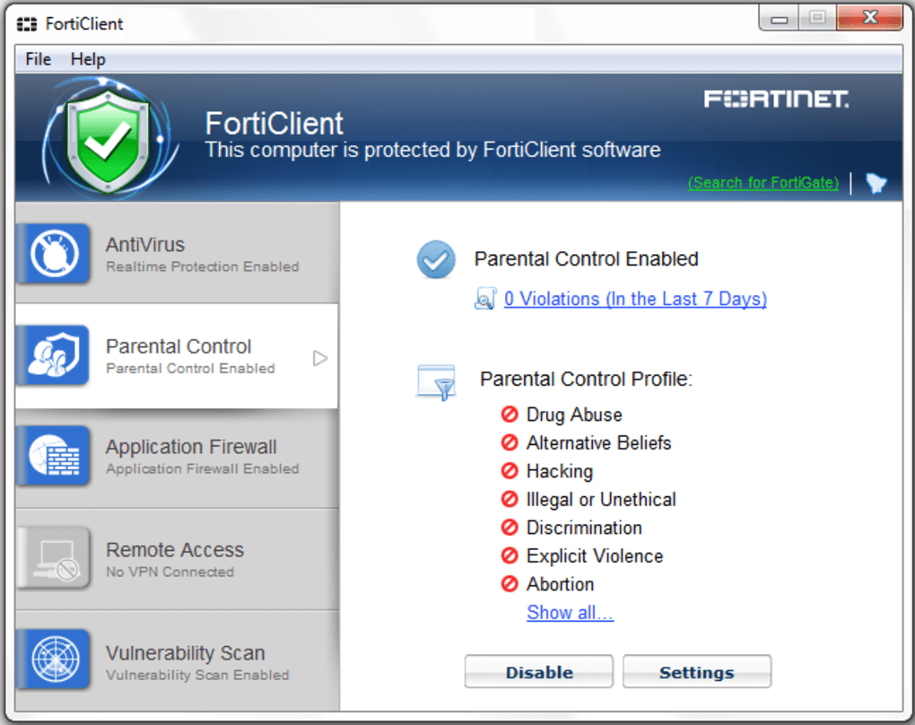 forticlient free edition